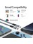 iPhone 15 Serisi için 2m Type-C-Type-C Pd 60W Şarj Kablosu Naylon Örgülü Usb2.0 Cep Telefonları, Tabletler, Dizüstü Bilgisayarlar için Şarj Veri Kablosu-Gri (Yurt Dışından) 2