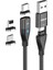 6'sı 1 Arada 2m Pd 100W Manyetik Şarj Kablosu Tip-C/usb-A-Ip/tip-C/mikro USB Telefon Veri Kablosu-Siyah (Yurt Dışından) 1