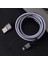 iPhone 2.1A Hızlı Şarj Aleti Veri Aktarım Kablosu için 1m Usb'den Yıldırıma 8 Pinli Şarj Kablosu Örgülü Tasarım-Gri (Yurt Dışından) 2