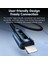 2,4A 1m Usb-A-Lightning Şarj Kablosu Dijital Ekran Örgülü Veri Kablosu-Kahverengi (Yurt Dışından) 4