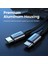 iPhone 15 Serisi için 100W 4.0 Pd USB C'den USB C'ye Hızlı Şarj Kablosu Naylon Örgülü Tip-C Kablo için Samsung S20/MACBOOK/IPAD Pro (1 M) (Yurt Dışından) 3