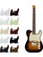 Vintage Beyaz Tarzı Tl-Scratch Plakası Usamexico Tele-Telecaster Gitar Çok Renkli Elektro Gitar Pickguard Scratch Plate Parçaları 24BD (Yurt Dışından) 4