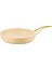 22 cm Cream Ezme Seri Tava, Non-Stick Kızartma Tavası 22 cm (Gold Çelik Kulp) 2