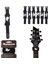 Perçinler Kırmızı 19CM Stili Gitar Perde Tellerini Susturma Gürültü Düşürücü Gitar Kayıt Bandı Perde Tahtası Susturucu Düğmeler Akustik Gitar Bas Ukulele Için Dize Sarımı (Yurt Dışından) 2