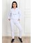 Kadın Yazı Baskılı Eşofman Takımı 3685-23 5