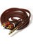Siyah Stil Erkek Trs Stereo Fişten 2 Rca Phono Erkek Ses Y Bölücü Kablosu Ses Kablosu Trs'ten Çift Rca Erkek'e 1.5m (Yurt Dışından) 2