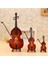 20 cm Tarzı Minyatür Gitar ve Standı ile Saklama Kılıfı Taklit Süs Bass Gitar Mini Model Dollhouse Dekorasyon Çocuk Hediyesi (Yurt Dışından) 2