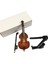 20 cm Tarzı Minyatür Gitar ve Standı ile Saklama Kılıfı Taklit Süs Bass Gitar Mini Model Dollhouse Dekorasyon Çocuk Hediyesi (Yurt Dışından) 4