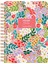 Le Color Botanical Spiralli Defter Kareli Kırmızı 17 x 24 cm 1