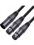 Xlr Erkek Iki Dişi Ses Yayıcı Mikrofon Kablosu Adaptörü 50CM Pvc Tel Amfiler Mikserler Equalizerlar Için (Yurt Dışından) 2