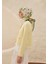 Lime Garden Desen Pamuk Vual Eşarp Yeşil 3