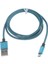 Samsung Htc Lg Sony-Mavi Için 1m Dokuma Mikro USB Veri Senkronizasyon Şarj Kablosu (Yurt Dışından) 2