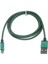 Samsung Htc Lg Sony-Yeşil Için 1m Dokuma Mikro USB Veri Senkronizasyon Şarj Kablosu (Yurt Dışından) 2