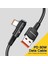 3m Süper Uzun Usb'den Tip-C'ye Şarj Kablosu 7A Hızlı Şarj Dirsek Tasarımı Örgülü 480MBPS Veri Aktarım Kablosu (Yurt Dışından) 2
