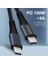 1m Tip C Şarj Kablosu E-Marker Pd 100W 5A Hızlı Şarj Kablosu 480MBPS Veri Iletimi USB C Kablosu (Yurt Dışından) 2