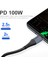 1m Tip C Şarj Kablosu E-Marker Pd 100W 5A Hızlı Şarj Kablosu 480MBPS Veri Iletimi USB C Kablosu (Yurt Dışından) 4