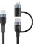 2'si 1 Arada 1m 60W Pd Usb-C'den Type-C'ye / Yıldırım Hızlı Şarj Kablosu (Yurt Dışından) 1