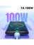 2m A-C 7A 100W Usb-A - Type-C Kablo Hızlı Şarj Veri Kablosu - Mavi (Yurt Dışından) 2
