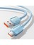 2m A-C 7A 100W Usb-A - Type-C Kablo Hızlı Şarj Veri Kablosu - Mavi (Yurt Dışından) 4