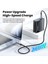2m 240W Type-C'den Type-C'ye Örgülü Veri Kablosu Telefon Hızlı Şarj Kablosu (Yurt Dışından) 2