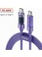 1m E-Marker Chip Pd 60W Hızlı Şarj C Tipi Kablo - Mor (Yurt Dışından) 2