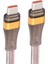 UC-003-FL-1.0M 1m Usb-C - Usb-C Düz Güç Kablosu Usb2.0 65W Hızlı Şarj Dizüstü Tablet Telefon Veri Kablosu (Yurt Dışından) 1
