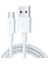 Move Speed YSUCT02-C12W 5A USB C Veri Kablosu 1,2 M Usb-A - Tip C Hızlı Şarj Tpe Kablosu - Beyaz (Yurt Dışından) 1