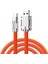 UC-023-OR-2.0M 2m Usb-A'dan Type-C'ye Sıvı Silikon Ultra Yumuşak 120W Güç Hızlı Şarj Veri Kablosu - Turuncu (Yurt Dışından) 1