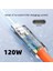 UC-023-OR-2.0M 2m Usb-A'dan Type-C'ye Sıvı Silikon Ultra Yumuşak 120W Güç Hızlı Şarj Veri Kablosu - Turuncu (Yurt Dışından) 3