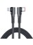 1 M Type-C - Lightning Pd 20W Hızlı Şarj Kablosu Çift Dik Açılı Veri Kablosu - Siyah (Yurt Dışından) 1