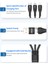 Type-C / Usb'den Ip'ye / Type-C / Mikro USB Şarj Kablosu, 2m 5A Hızlı Şarj Veri Kablosu - Siyah (Yurt Dışından) 2