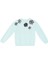 Çiçekler Kız Çocuk Mint Sweatshirt 3