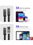 4'ü 1 Arada 1,2 M Manyetik 60 W Hızlı Şarj Kablosu USB / Type-C / Yıldırım Naylon Örgülü Şarj Veri Kablosu (Yurt Dışından) 4
