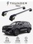 Chery Tıggo 8 Pro 2022-SONRASI Trx2 Thunder Carrier Kilitli Ara Atkı Taşıyıcı Tavan Barı Siyah 1