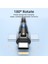 2m 3A Hızlı Şarjlı Usb'den Tip-C'ye 180 Derece Döndürme LED Göstergeli Naylon Örgülü Veri Kablosu - Kırmızı (Yurt Dışından) 4