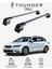 Seat Leon St 2013-2020 Trx2 Thunder Carrier Kilitli Ara Atkı Taşıyıcı Tavan Barı Siyah 1