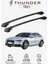 Audı A6 Allroad 2012-2018 Trx1 Thunder Carrier Kilitli Ara Atkı Taşıyıcı Tavan Barı Siyah 1