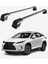 Lexus Rxl 2018-SONRASI Trx2 Thunder Carrier Kilitli Ara Atkı Taşıyıcı Tavan Barı Siyah 2