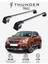 Peugeot 3008 2017-SONRASI Trx2 Thunder Carrier Kilitli Ara Atkı Taşıyıcı Tavan Barı Gri 1