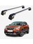 Peugeot 3008 2017-SONRASI Trx2 Thunder Carrier Kilitli Ara Atkı Taşıyıcı Tavan Barı Gri 2