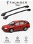 Skoda Octavıa 1998-2004 Trx1 Thunder Carrier Kilitli Ara Atkı Taşıyıcı Tavan Barı Siyah 1