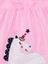 Simli Unicorn Kız Çocuk Pembe Elbise 5