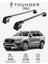 Volvo XC90 2015-SONRASI Trx2 Thunder Carrier Kilitli Ara Atkı Taşıyıcı Tavan Barı Gri 1