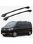 Volkswagen Caravelle 2016-SONRASI Trx1 Thunder Carrier Kilitli Ara Atkı Taşıyıcı Tavan Barı Siyah 2