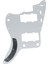 Beyaz 1 Katlı Stil Yeni Jazzmaster Gitar Pickguard Pick Guard Çizik Plakası Vidalar ile Amerikan Vintage Jm Stil Gitar Için, 12 Renk Seçeneği (Yurt Dışından) 3
