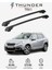 Peugeot 2008 2013-2019 Trx1 Thunder Carrier Kilitli Ara Atkı Taşıyıcı Tavan Barı Gri 1