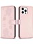 IPhone 15 Için Flip Case Pro Kart Yuvaları Tutucu Kickstand Cüzdan Yonca Pu (Yurt Dışından) 1