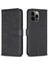 IPhone 12 Için Flip Case Pro Max Yonca Çiçek Çok Renkli Kart Yuvaları Pu (Yurt Dışından) 1