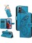 Motorola Moto G34 Yüksek Kaliteli Deri Kabartmalı Kelebek Için Flip Case (Yurt Dışından) 1