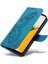 Samsung Galaxy A03 Ayrılabilir El Kayışı Kabartmalı Kelebek Için Flip Case (Yurt Dışından) 5